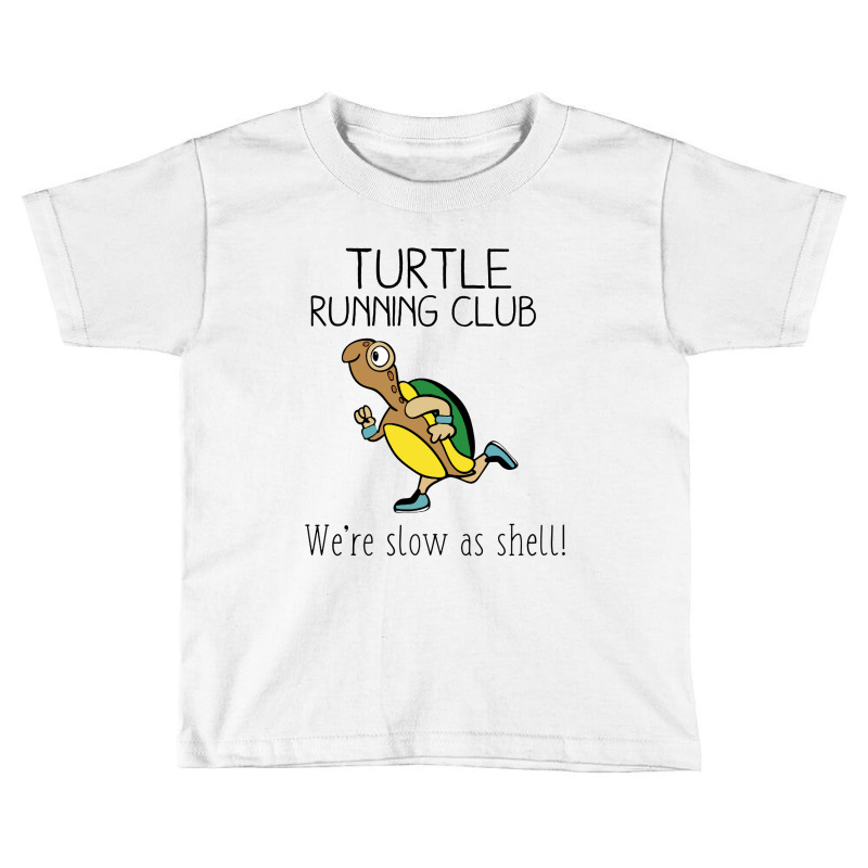 Turtle Running Club Toddler T-shirt by Lilin Art | Artistshot