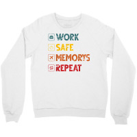 Work Safe Memorys Repeat World Traveler Traveling T Shirt Crewneck Sweatshirt | Artistshot