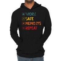 Work Safe Memorys Repeat World Traveler Traveling T Shirt Lightweight Hoodie | Artistshot