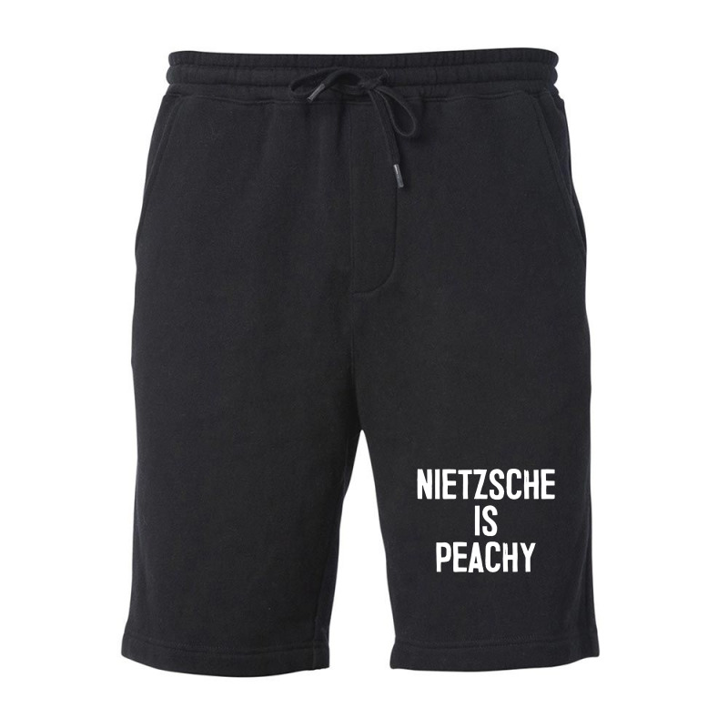 Nietzsche Funny Humorous Philosophy Nihilism Fleece Short by qulonuhun | Artistshot