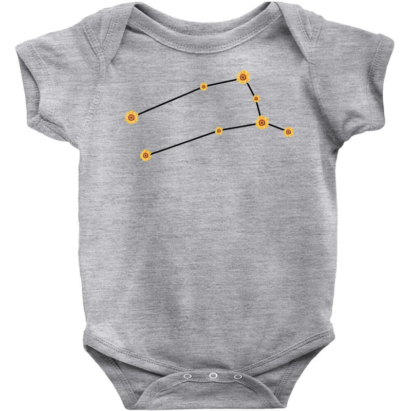 Zodiac Gemini Sunflower Constellation Sign Gift T Shirt Baby Bodysuit by carlianagorley | Artistshot