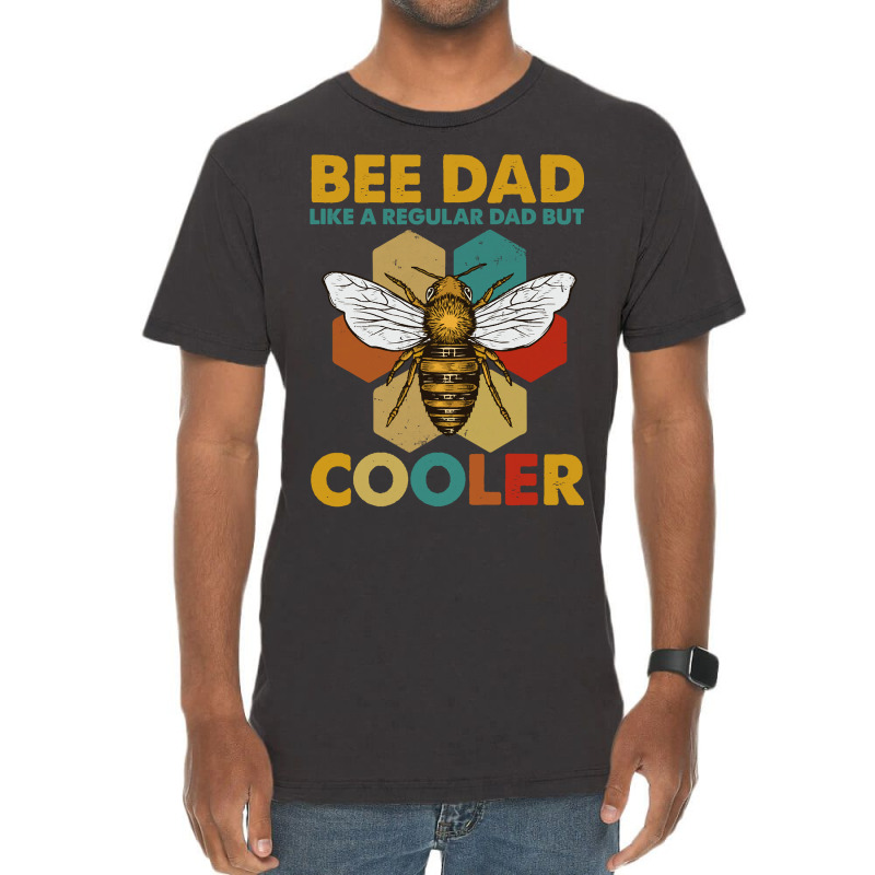 Bee Beekeeper Funny Beekeeper Bee Dad Honey Like A Regular Dad But Coo Vintage T-shirt | Artistshot