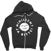 Nihilism Ja Bitte Zipper Hoodie | Artistshot