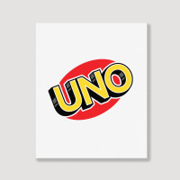 Uno Card Game Portrait Canvas Print | Artistshot