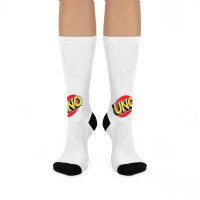 Uno Card Game Crew Socks | Artistshot