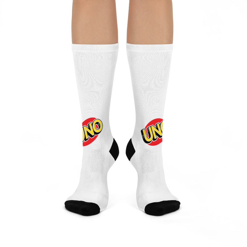 Uno Card Game Crew Socks | Artistshot