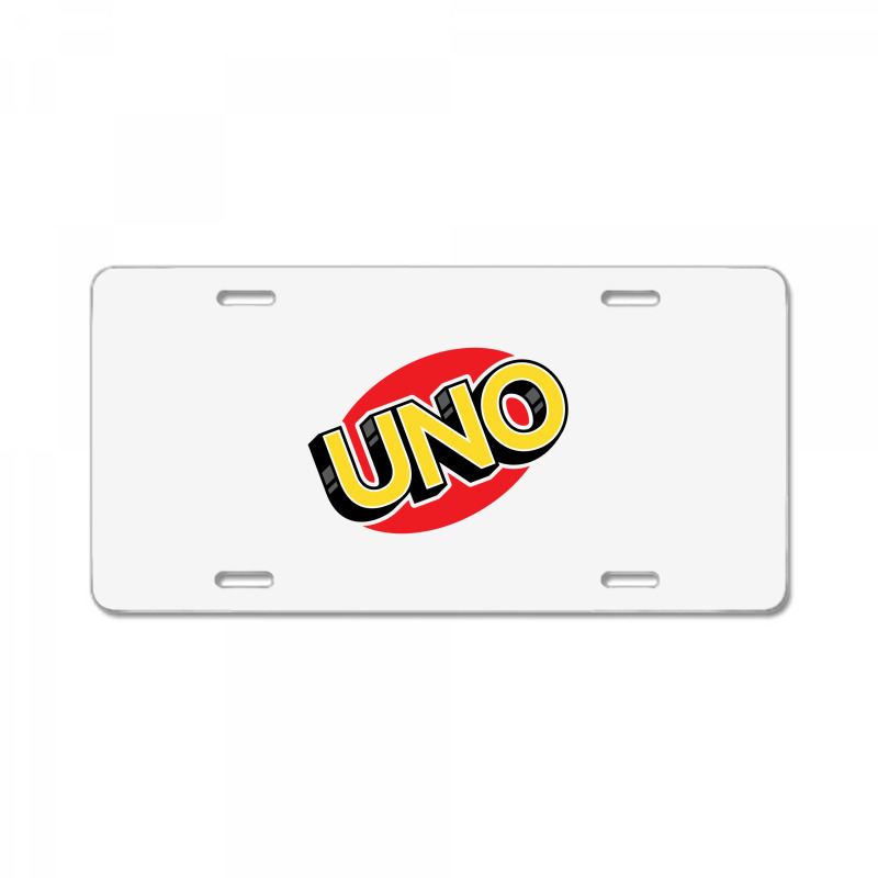 Uno Card Game License Plate | Artistshot