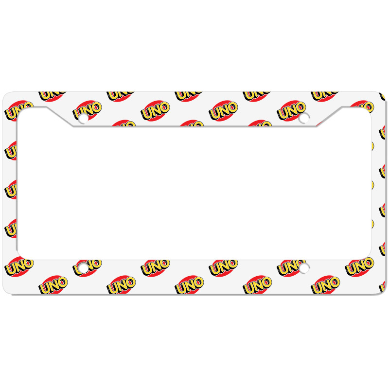 Uno Card Game License Plate Frame | Artistshot