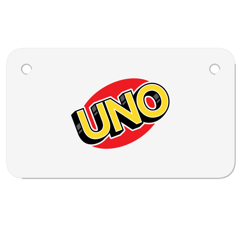 Uno Card Game Motorcycle License Plate | Artistshot