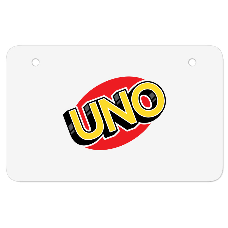 Uno Card Game Atv License Plate | Artistshot