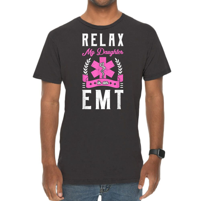 Emt Emergency Medical Technician Parents Ambulance Responder T Shirt Vintage T-shirt | Artistshot