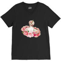 Woman Head Greek And Roman Sculpture V-neck Tee | Artistshot