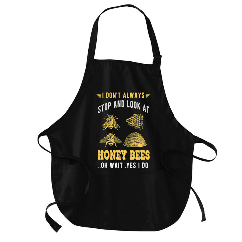 Bee Beekeeper Funny Apiarists & Bee Keeping Enthusiasts Gift Beekeeper Medium-length Apron | Artistshot