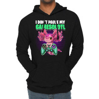 Axolotl I Dont Pause My Gamesolotl Axolotl Video Game Boys Kids 425 Lightweight Hoodie | Artistshot