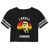 Ronald Reagan I Smell Commies Political Scorecard Crop Tee | Artistshot