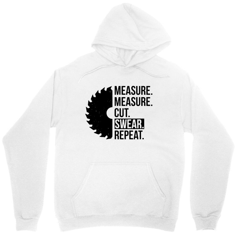 Funny Measure Cut Swear Handyman Unisex Hoodie | Artistshot