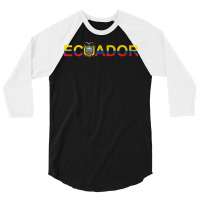 Ecuador Ecuadorian Flag Latin America Hispanic Latino Latina Sweatshir 3/4 Sleeve Shirt | Artistshot