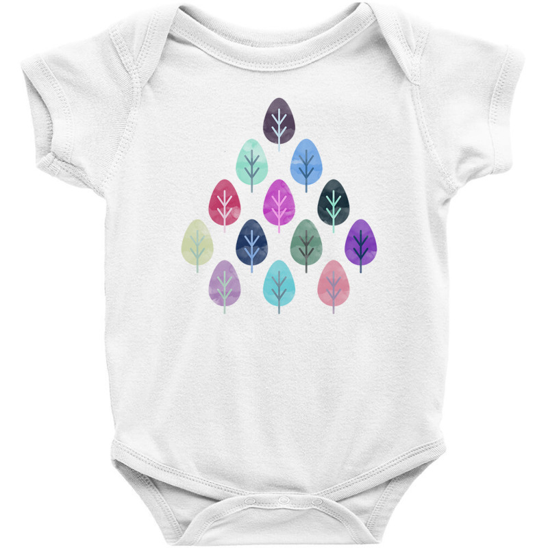 Watercolor Forest Baby Bodysuit by studioginger79 | Artistshot