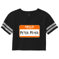 Hello My Name Is Peter Peter Scorecard Crop Tee | Artistshot