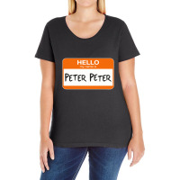 Hello My Name Is Peter Peter Ladies Curvy T-shirt | Artistshot