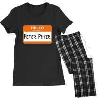 Hello My Name Is Peter Peter Women's Pajamas Set | Artistshot