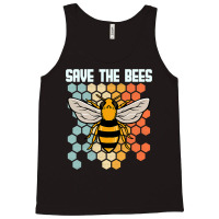 Bee Beekeeper Save The Bees Shirts Women Funny Bee Graphic Vintage Ret Tank Top | Artistshot