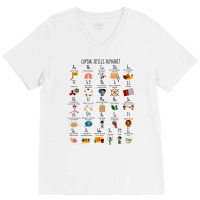 Coping Skills Alphabet Mental Health Awareness Counselor T Shirt V-neck Tee | Artistshot