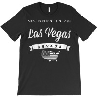 Born In Las Vegas Nevada Retro Vintage Usa Map Tee T Shirt T-shirt | Artistshot