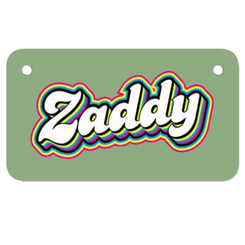 Daddy Parody Motorcycle License Plate | Artistshot