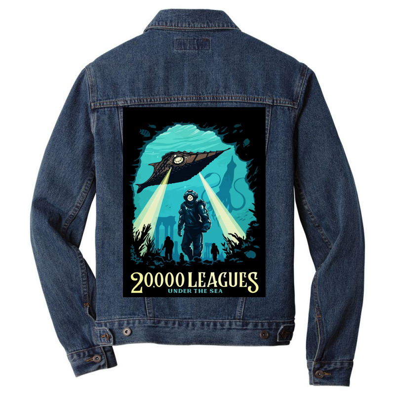 A World Tour Underwater Men Denim Jacket by Mutmainahyasir | Artistshot