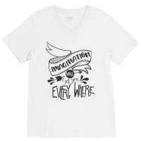 Imagination Will Get You Everywhere V-neck Tee | Artistshot