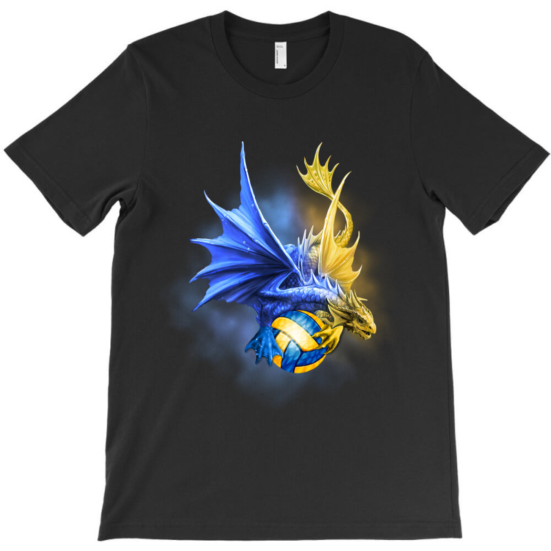 Volleyball Sport Lover Strong Like A Dragon T-Shirt by circularflap | Artistshot