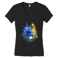 Volleyball Sport Lover Strong Like A Dragon Women's V-neck T-shirt | Artistshot