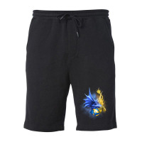 Volleyball Sport Lover Strong Like A Dragon Fleece Short | Artistshot