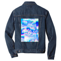 Skies = Sky, Clouds, Aesthetic, Dream, Weird, Glitch, Trippy Men Denim Jacket | Artistshot