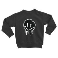 Black Smiley Toddler Sweatshirt | Artistshot