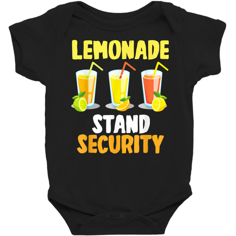 Lemonade Stand Security Lemon Juice T Shirt Baby Bodysuit by jayannidifalco | Artistshot