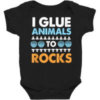 Funny Saltwater Aquarium I Glue Animals To Rocks T Shirt Baby Bodysuit | Artistshot