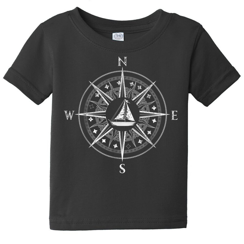 Nautical Sailing Sail Boat Captain Sailor Compass Sailing T Shirt Baby Tee | Artistshot