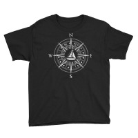 Nautical Sailing Sail Boat Captain Sailor Compass Sailing T Shirt Youth Tee | Artistshot