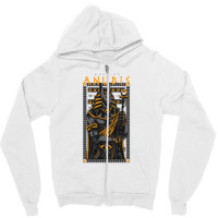 Anubis Warrior Zipper Hoodie | Artistshot