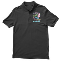 Bubble Tea Boba K-pop Music Lover Korean Milk Anime Men's Polo Shirt | Artistshot