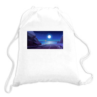 Night Trip Drawstring Bags | Artistshot