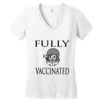 Fully Vaccinated Women's V-neck T-shirt | Artistshot