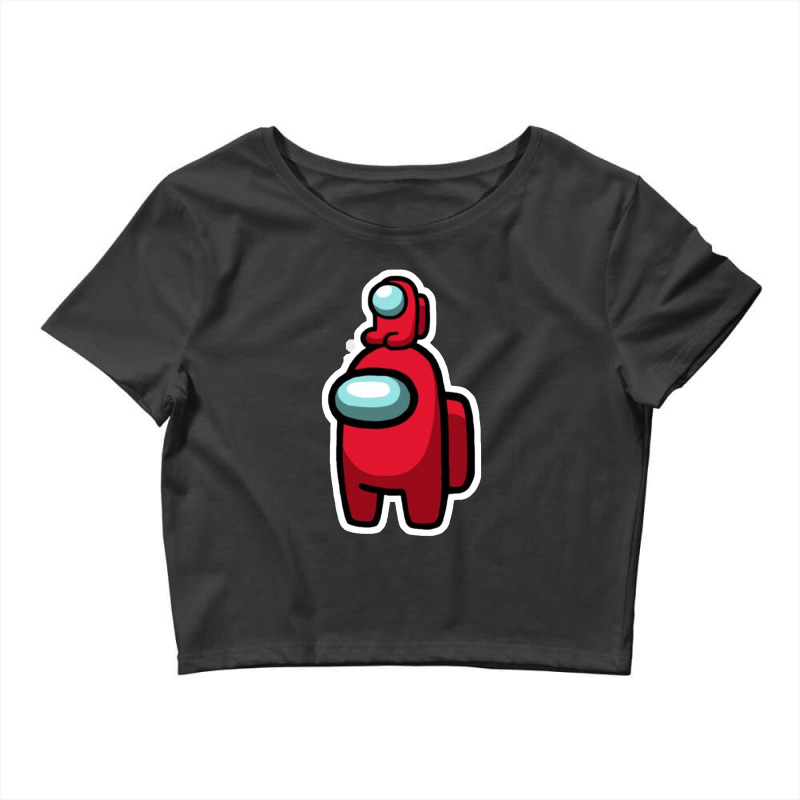 You Among Me My Son And Us Best Gift For Child  Who Love Game Crop Top by home12 | Artistshot