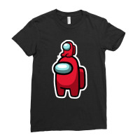 You Among Me My Son And Us Best Gift For Child  Who Love Game Ladies Fitted T-shirt | Artistshot