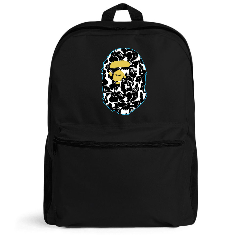 Custom Bape Black Monkey Backpack By Janeti - Artistshot