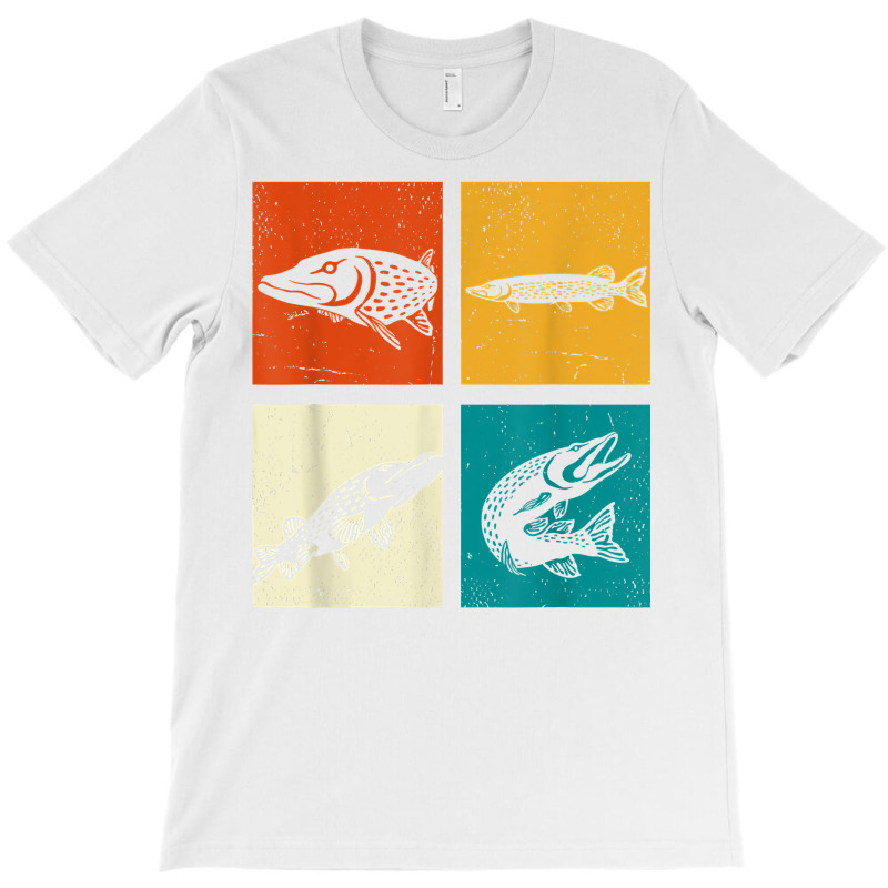 Pop Art Underwater Fishkeeping Fishing Pike Retro Fish T Shirt T-shirt | Artistshot