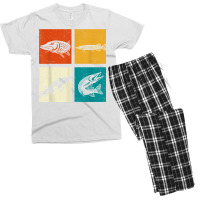 Pop Art Underwater Fishkeeping Fishing Pike Retro Fish T Shirt Men's T-shirt Pajama Set | Artistshot