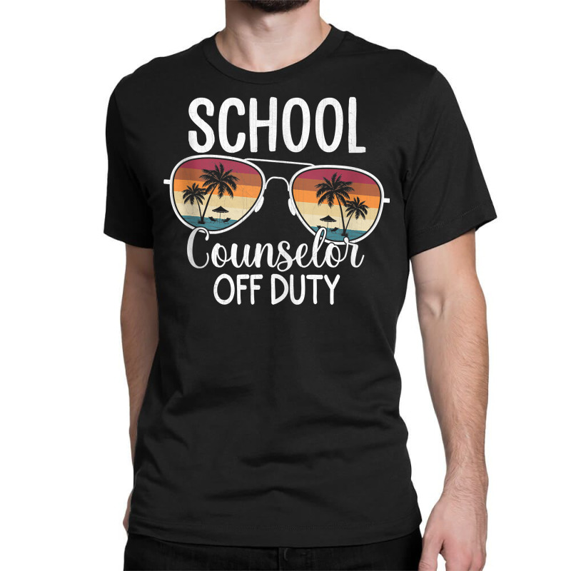 Summer Vacation School End Of Year School Counselor Off Duty Tank Top Classic T-shirt | Artistshot